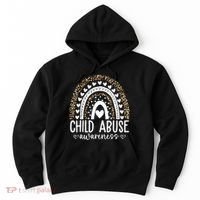 In April We Wear Blue Cool Child Abuse Prevention Awareness Hoodie thumb 0