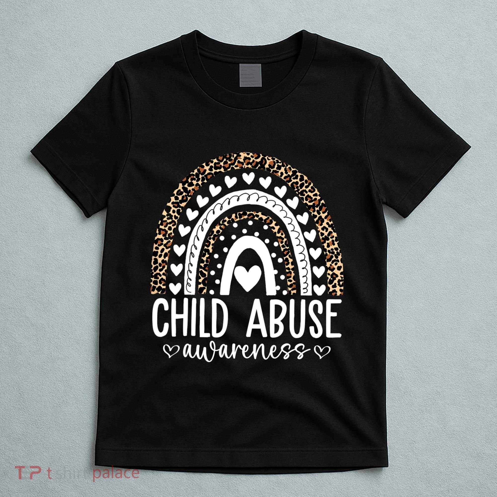 In April We Wear Blue Cool Child Abuse Prevention Awareness T-Shirt
