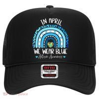 In April We Wear Blues Autism Awareness Month Hat thumb 0