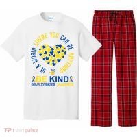 In A World Where You Can Be Anything Be Kind Down Syndrome Pajama Set thumb 0
