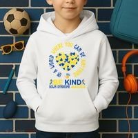 In A World Where You Can Be Anything Be Kind Down Syndrome Kids Hoodie thumb 2