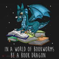 In A World Full Of Bookworms Be A Book Dragon Women's Hoodie thumb 2
