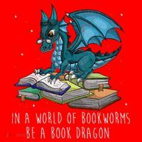 In A World Full Of Bookworms Be A Book Dragon Santa Hat thumb 1