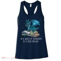 In A World Full Of Bookworms Be A Book Dragon Women's Tank Top thumb 0