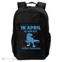 In April We Wear Blue Autism Awareness  Backpack thumb 0