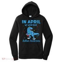 In April We Wear Blue Autism Awareness  Women's Hoodie thumb 0