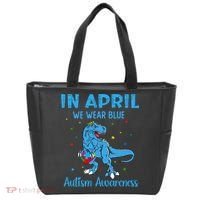 In April We Wear Blue Autism Awareness  Tote Bag thumb 0