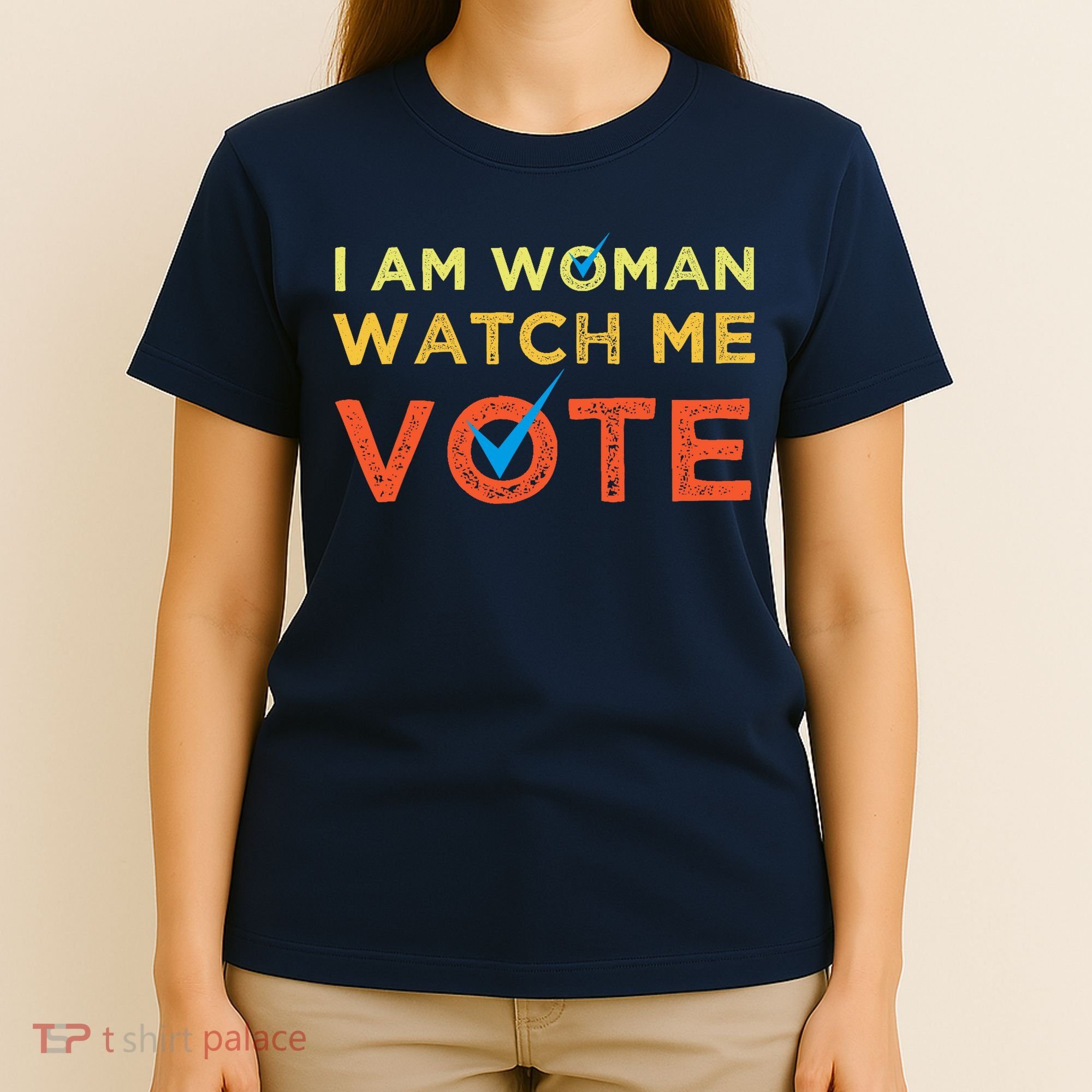 I Am Woman Watch Me Vote 2024 T-Shirt