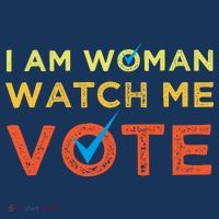 I Am Woman Watch Me Vote 2024 Toddler T-Shirt thumb 4