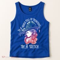 In A World Full Of Princesses Be A Witch Halloween Great Gift Tank Top thumb 2