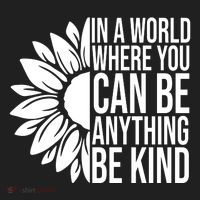 In A World Where You Can Be Anything Be Kind Sunflower Anti Bully Women's Sweatshirt thumb 2