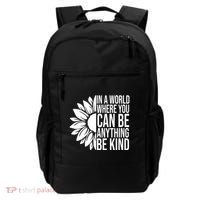 In A World Where You Can Be Anything Be Kind Sunflower Anti Bully Backpack thumb 0