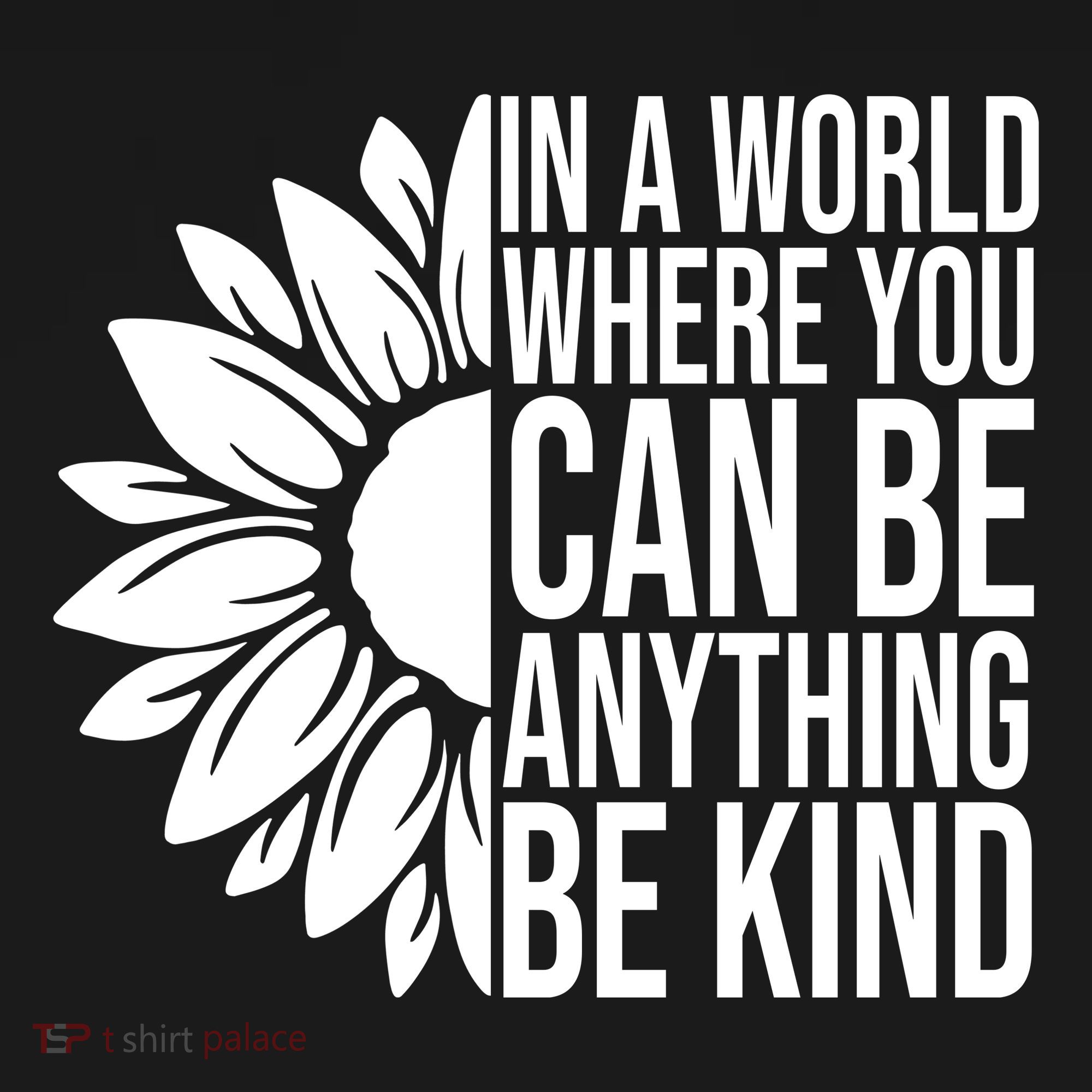 In A World Where You Can Be Anything Be Kind Sunflower Anti Bully Toddler Hoodie