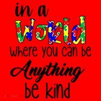 In A World Where You Can Be Anything Be Kind Autism Awareness Santa Hat thumb 1