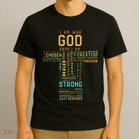I Am Who God Says I Am Christian Faith Religious T-Shirt thumb 3