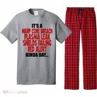 It's A Warp Core Plasma Leak Shield Funny Meme Pajama Set thumb 0