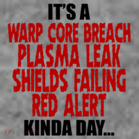 It's A Warp Core Plasma Leak Shield Funny Meme Toddler Hoodie thumb 2