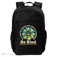 In A World Where You Can Be Anything Be Kind # Stand With Ukraine Backpack thumb 0