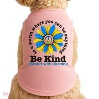 In A World Where You Can Be Anything Be Kind # Stand With Ukraine Doggie Tank thumb 0