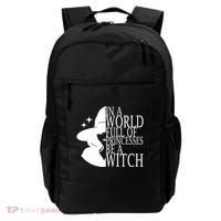 In A World Full Of Princesses Be A Witch Halloween Backpack thumb 0
