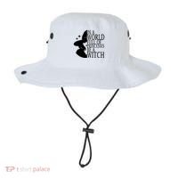 In A World Full Of Princesses Be A Witch Halloween Bucket Hat thumb 0