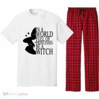 In A World Full Of Princesses Be A Witch Halloween Pajama Set thumb 0