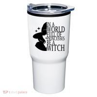 In A World Full Of Princesses Be A Witch Halloween Tumbler thumb 0