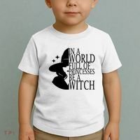 In A World Full Of Princesses Be A Witch Halloween Toddler T-Shirt thumb 2