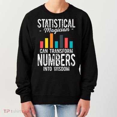 In A World Full Of Data Math Science Statistics Teacher Gift Women's Sweatshirt