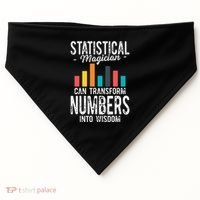 In A World Full Of Data Math Science Statistics Teacher Gift USA-Made Doggie Bandana thumb 0