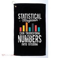 In A World Full Of Data Math Science Statistics Teacher Gift Golf Towel thumb 0