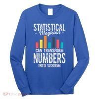 In A World Full Of Data Math Science Statistics Teacher Gift Long Sleeve Shirt thumb 0