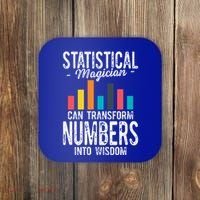 In A World Full Of Data Math Science Statistics Teacher Gift Coaster thumb 0