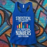 In A World Full Of Data Math Science Statistics Teacher Gift Women's Tank Top thumb 3