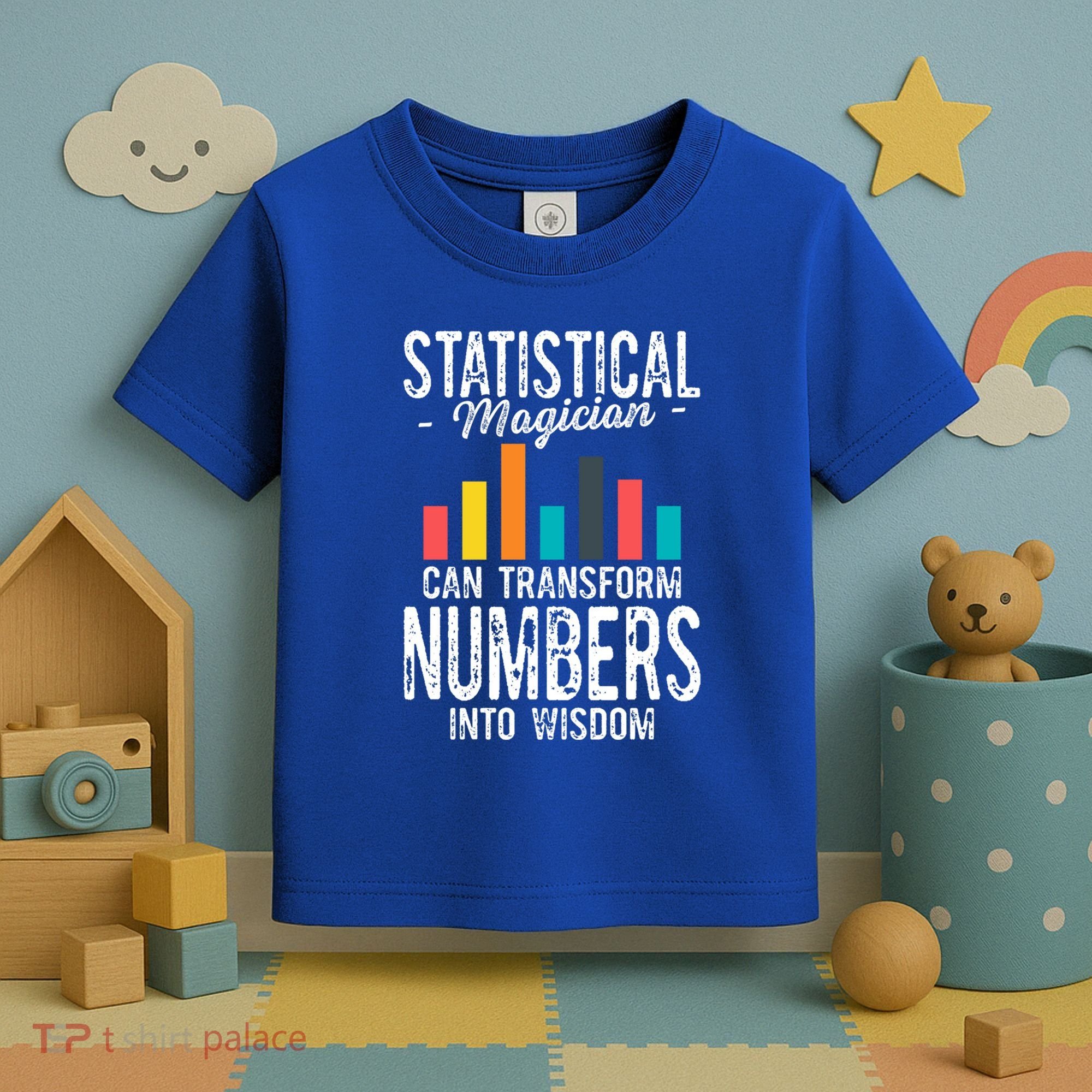 In A World Full Of Data Math Science Statistics Teacher Gift Toddler T-Shirt