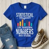 In A World Full Of Data Math Science Statistics Teacher Gift Women's T-Shirt thumb 3