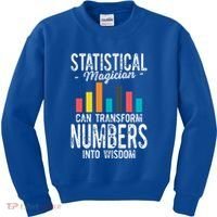 In A World Full Of Data Math Science Statistics Teacher Gift Kids Sweatshirt thumb 0