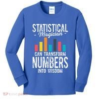 In A World Full Of Data Math Science Statistics Teacher Gift Kids Long Sleeve Shirt thumb 0