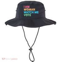 I Am Woman Watch Me Vote Bucket Hat thumb 0