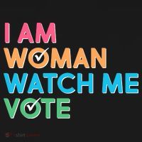 I Am Woman Watch Me Vote Women's Hoodie thumb 2