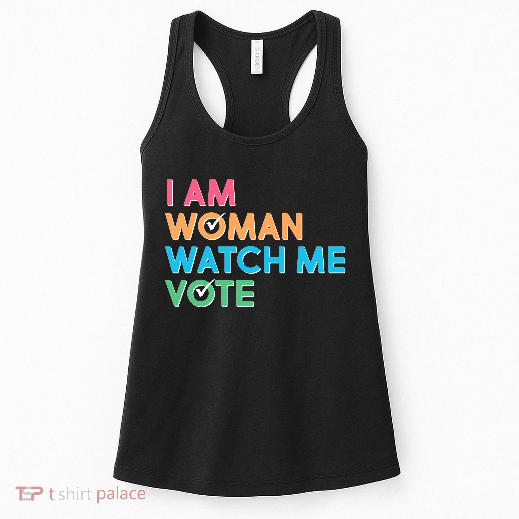 I Am Woman Watch Me Vote Women's Tank Top