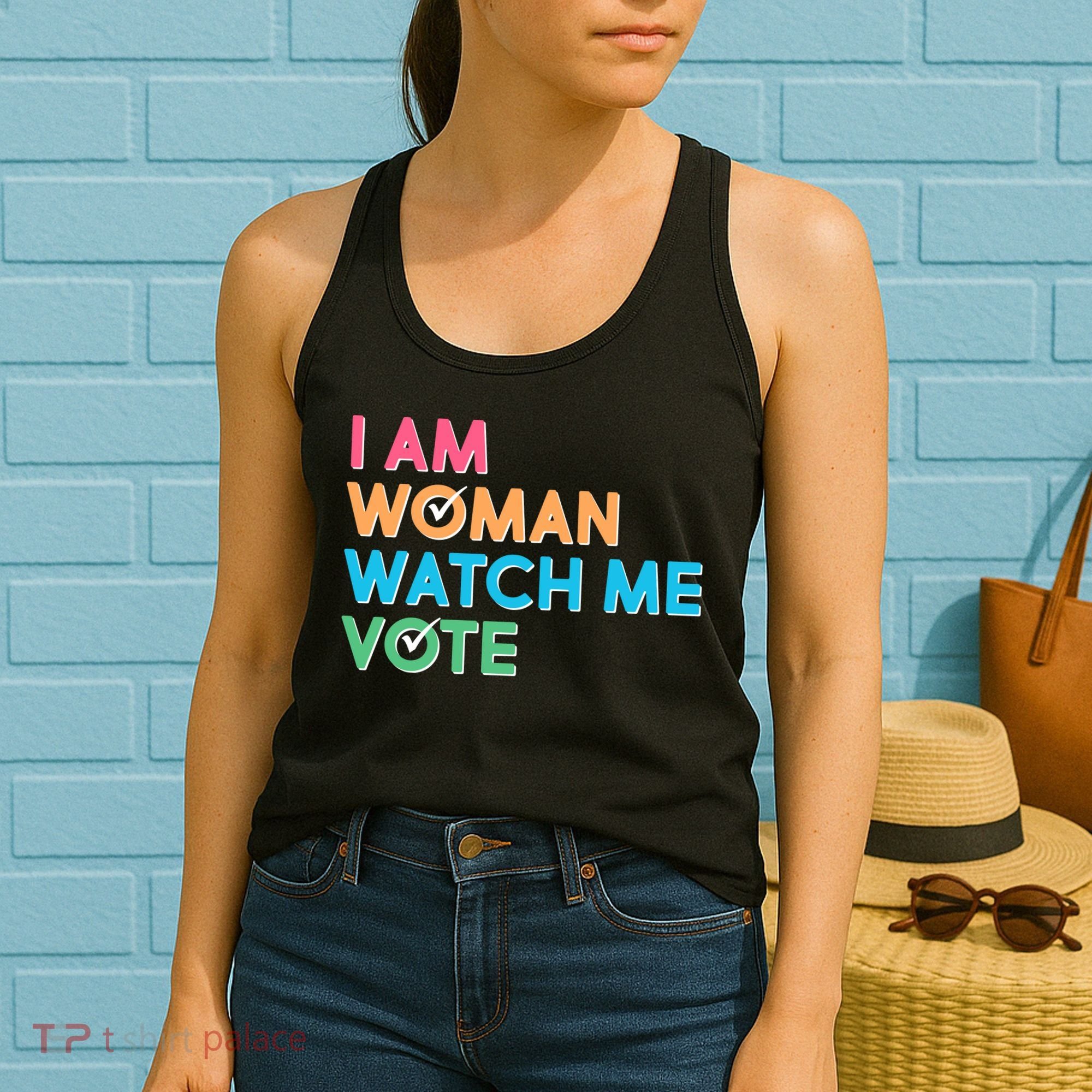 I Am Woman Watch Me Vote Women's Tank Top