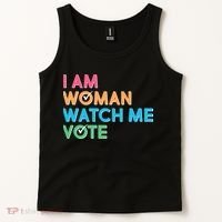 I Am Woman Watch Me Vote Tank Top thumb 2