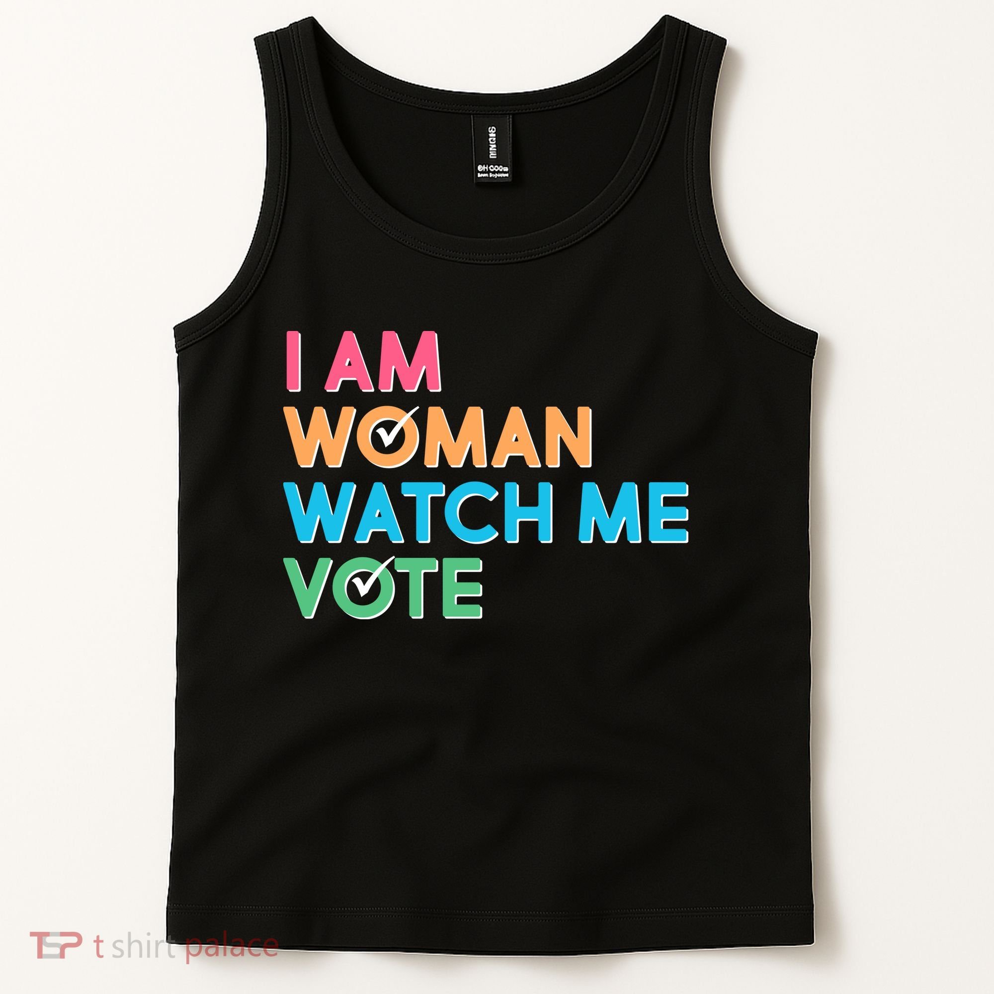 I Am Woman Watch Me Vote Tank Top