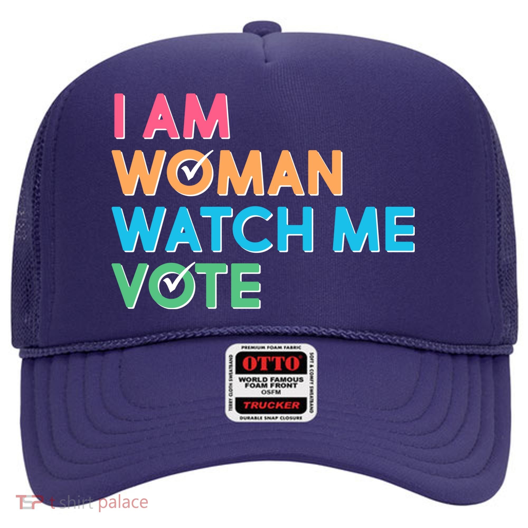 I Am Woman Watch Me Vote Hat