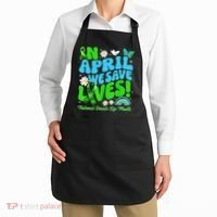 In April We Save Lives Organ Donate Life Month Apron thumb 2