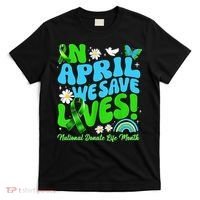In April We Save Lives Organ Donate Life Month T-Shirt thumb 0