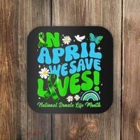 In April We Save Lives Organ Donate Life Month Coaster thumb 0