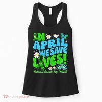 In April We Save Lives Organ Donate Life Month Women's Tank Top thumb 0