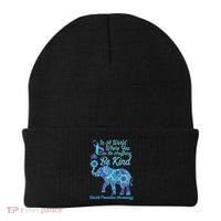 In A World Where You Can Be Anything Be Kind Elephant Beanie thumb 0